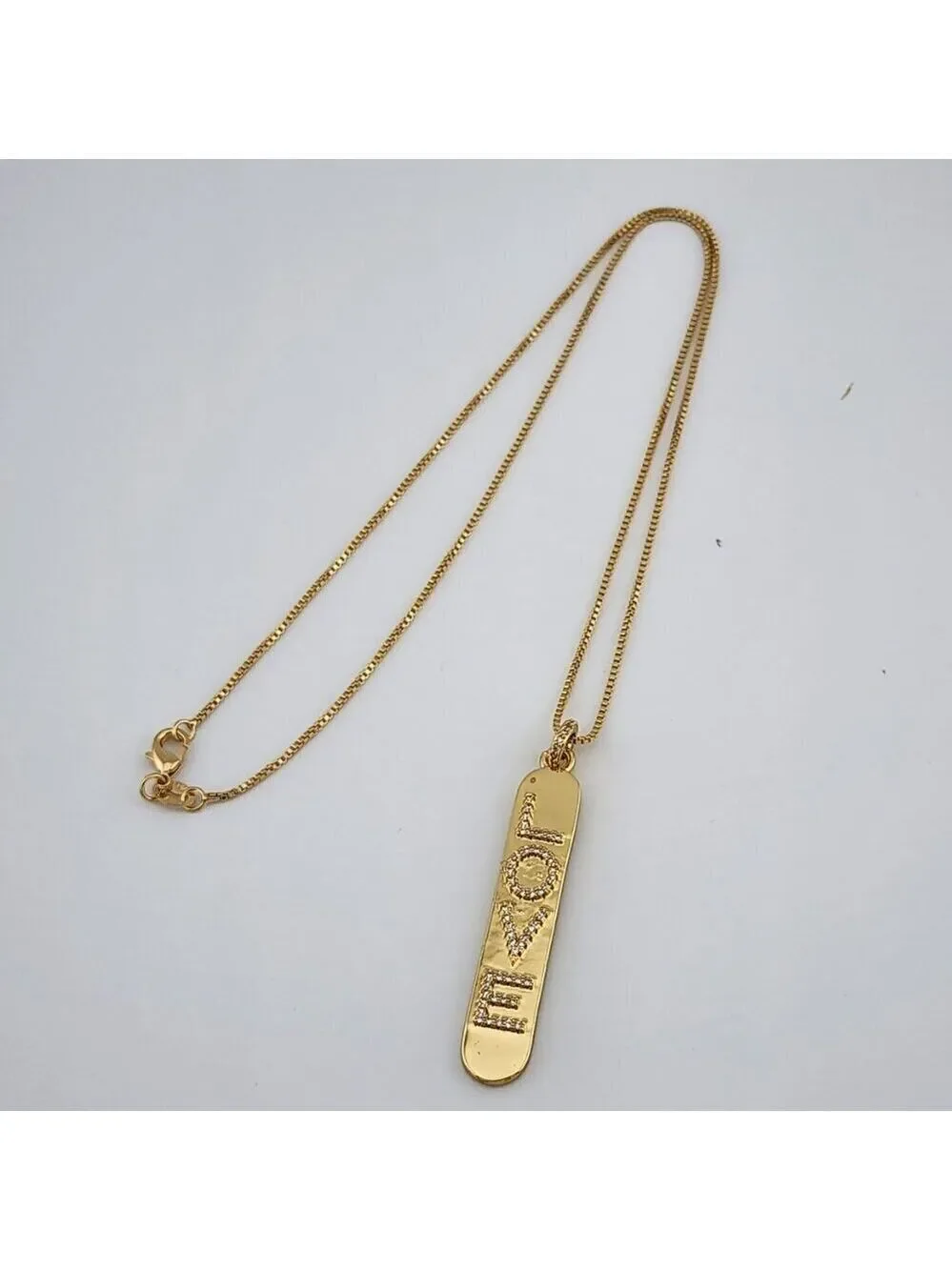 Brand New LOVE box Necklace